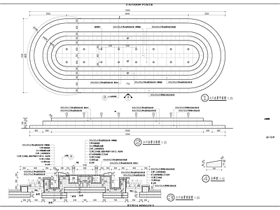 现代水景 入口水景 施工图