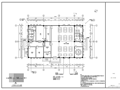 现代其他公共建筑 食堂建筑图 施工图