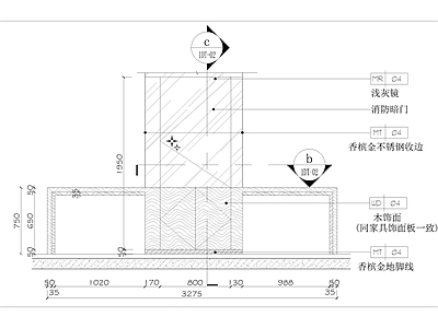 现代家具节点详图 大堂书吧桌家具 施工图