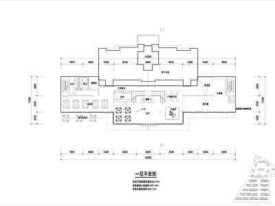 现代售楼处建筑 金茂地产售楼处 平立剖全套图纸 施工图