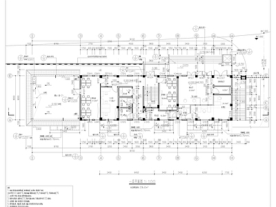 新中式其他办公建筑 供电所 施工图