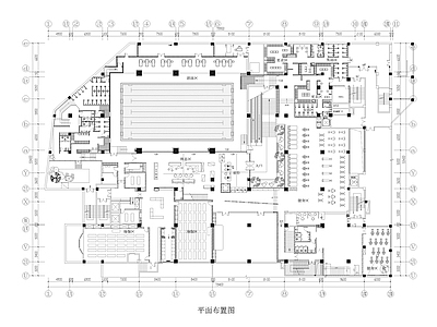 现代新中式会所 商务接待 健身游泳 休闲会所 私人会所 会所平面图 施工图