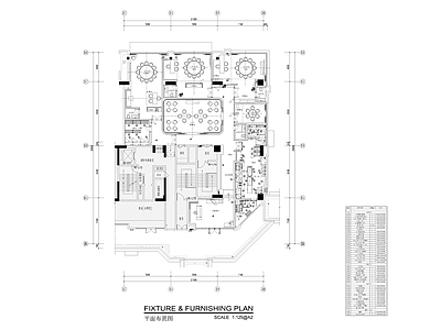 现代新中式中餐厅 餐饮空间 施工图