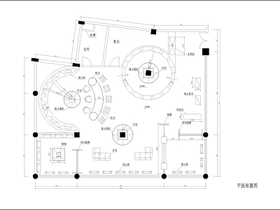 新中式珠宝店 黄金首饰店 珠宝玉器店 施工图