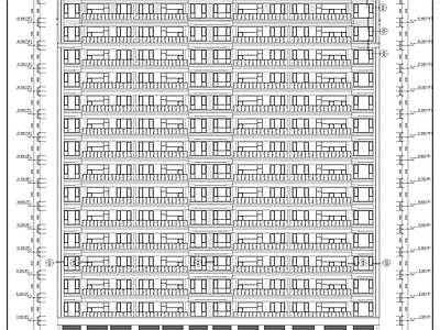 现代住宅楼建筑 富源雅 施工图