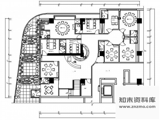 施工图四川豪华中餐厅室内装修CAD施工图含效果