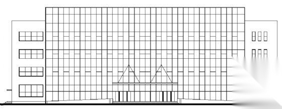 厂区办公楼建筑施工图