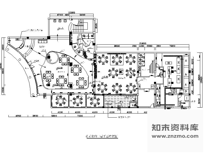 施工图某食府室内装饰施工图