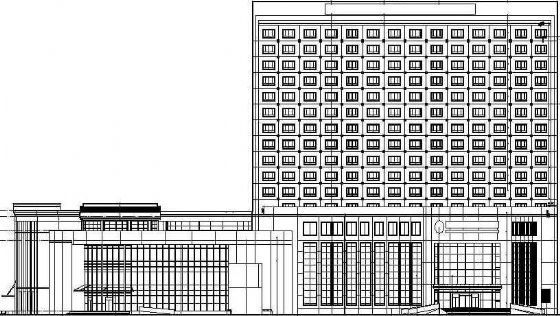 四星级酒店建筑施工图