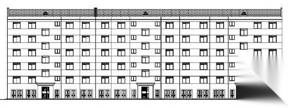 某六层住宅楼建筑方案图