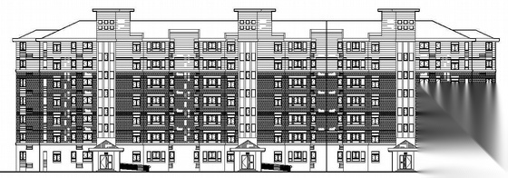 [河南郑州]某七层住宅楼（老年公寓）建筑结构水电施工图