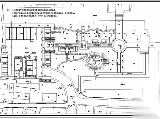 城市遗址公园园林景观工程施工图