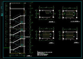 楼梯cad图纸 通用