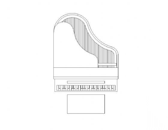 钢琴图块