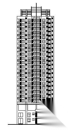 珠海吉大新世纪商住楼建筑施工图