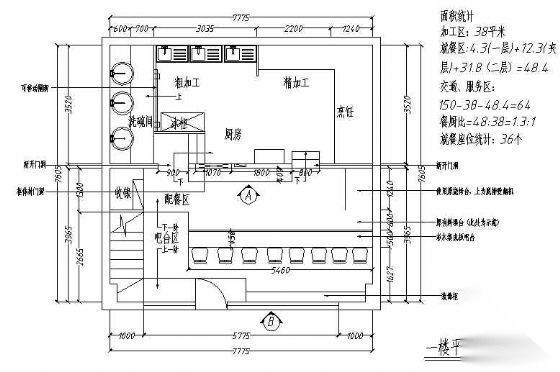 小型寿司店室内装饰 日韩料理店