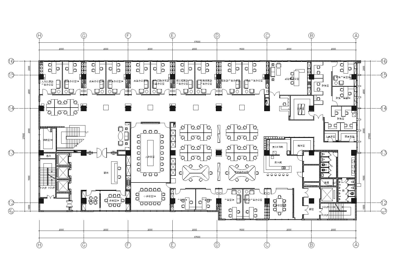 [浙江]宁波曼哈顿办公楼施工图+效果图