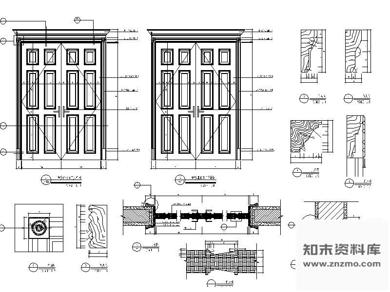 图块/节点门装修详图 通用节点