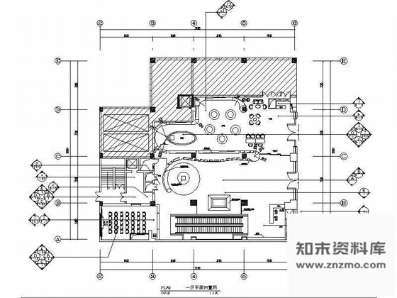 施工图北京原创综合医药研究院典雅中式医院装修施工图含效果