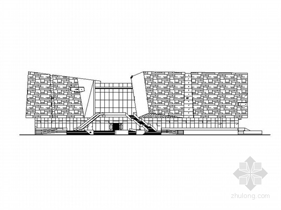 [安徽]3层展览馆及活动中心建筑施工图（2014年图纸）