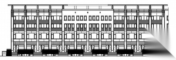 某四层商场建筑方案图