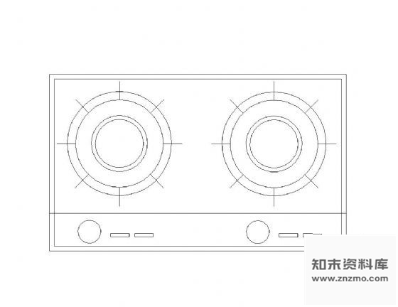 图块/节点厨房用品平面图块集