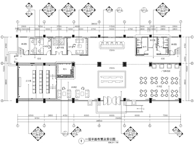 ​新新水岸帝景国际星城售楼处装饰施工图