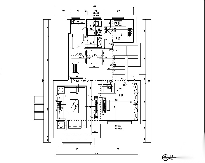 御龙墅春华秋实别墅设计施工图（附效果图）