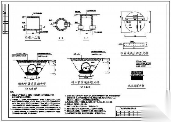 广东省某垃圾回收站污水处理全套图纸