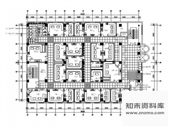 施工图南京音像娱乐公司KTV空间装修图