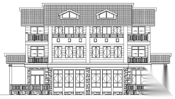 西湖某别墅建筑设计方案（2）