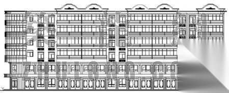 临街商用小型住宅楼设计方案