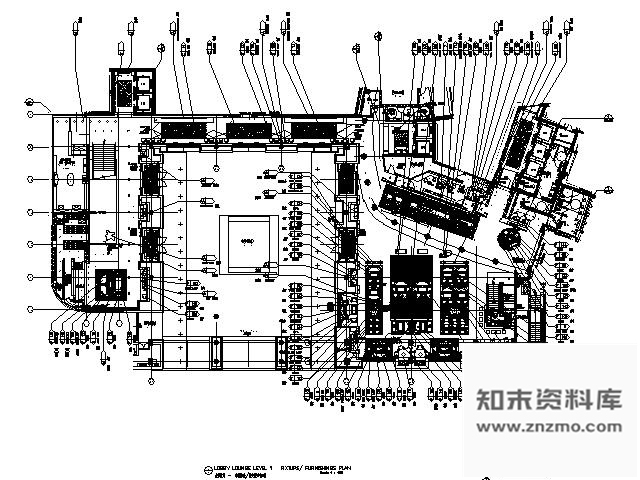 施工图北京奢华五星级酒店部分施工图含实景