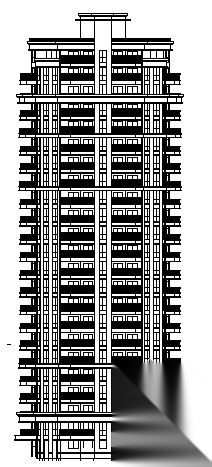 绿城－宁波某花园小区11号住宅楼建筑方案图