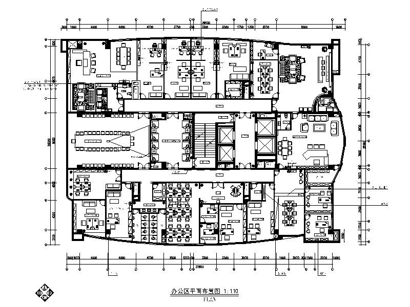 全套简欧风格办公楼详细设计施工图