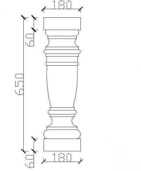 西式栏杆柱