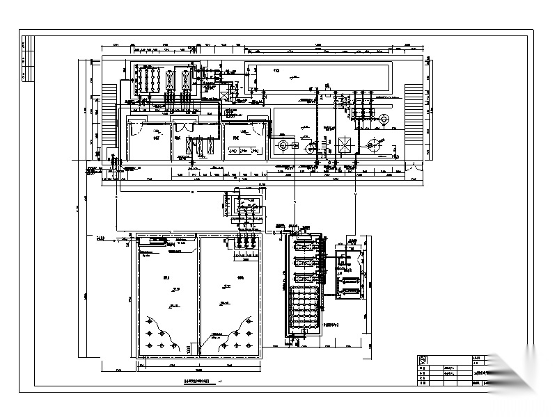 北京体育馆网球中心污水处理系统图纸