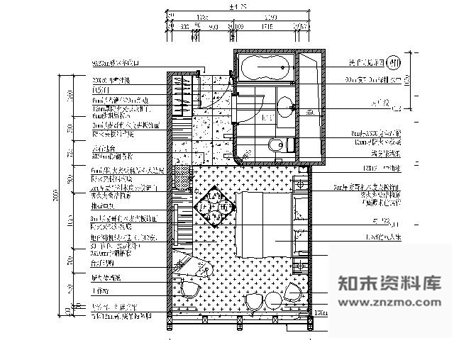 施工图酒店商务客房设计方案图Ⅰ