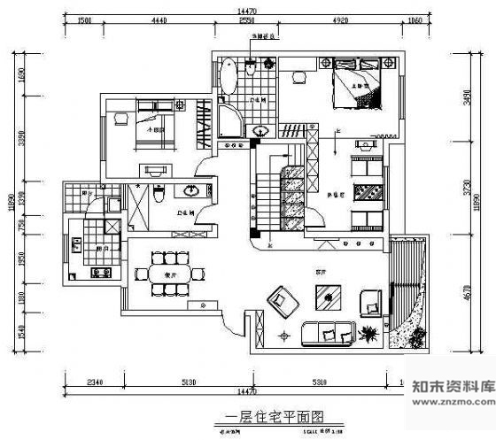 某二层别墅装修图