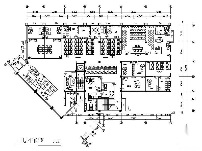 [深圳]某保险公司办公空间装修图