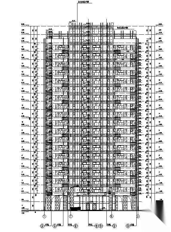 [河南]26层塔式住宅建筑施工图(16年全专业图纸）