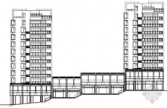 航运新村4号住宅楼建筑方案图