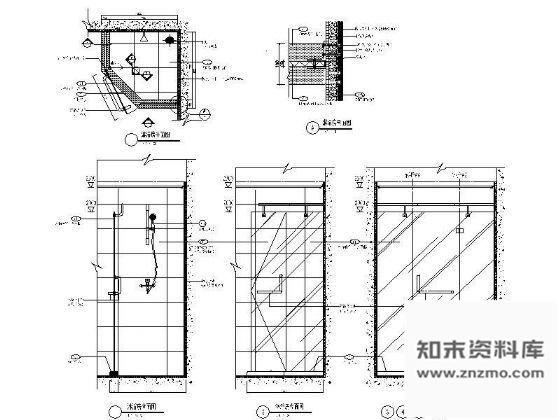 图块/节点淋浴房详图