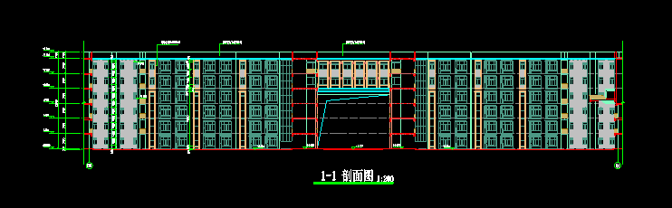 贵州某职业技术学院建筑施工图纸