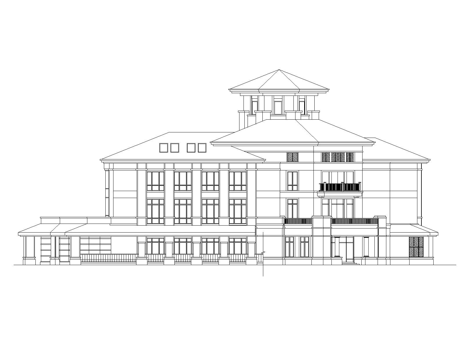 [湖南]长沙绿城育华幼儿园建筑施工图（6班+CAD）