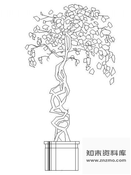 图块/节点盆景植物图块集