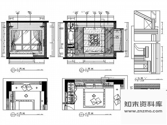 图块/节点休闲客房立面图