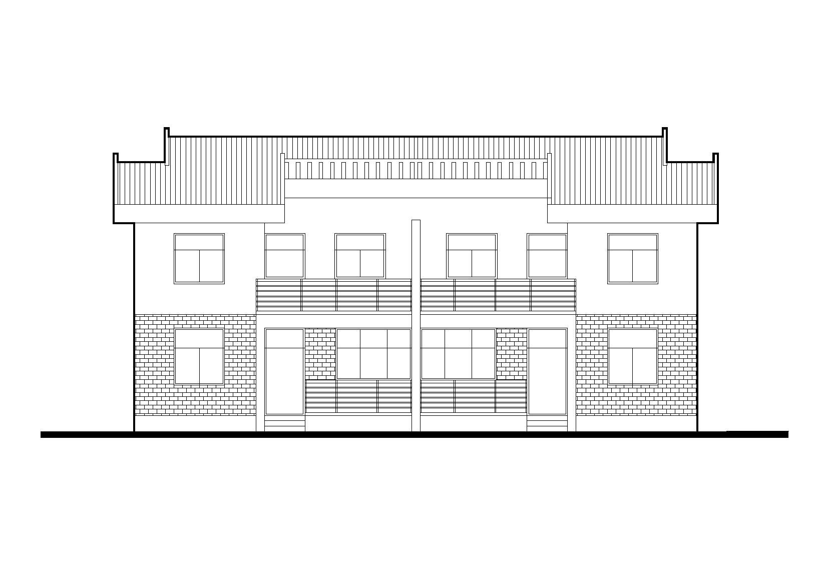 江南村落安居型农村居住建筑设计施工图