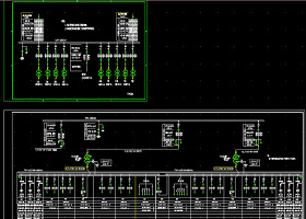 10KV变电站主接线图CAD图纸