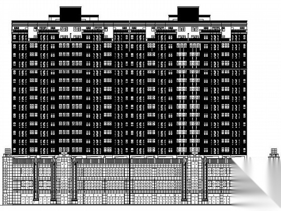 [湖北]某十九层商住楼建筑施工图